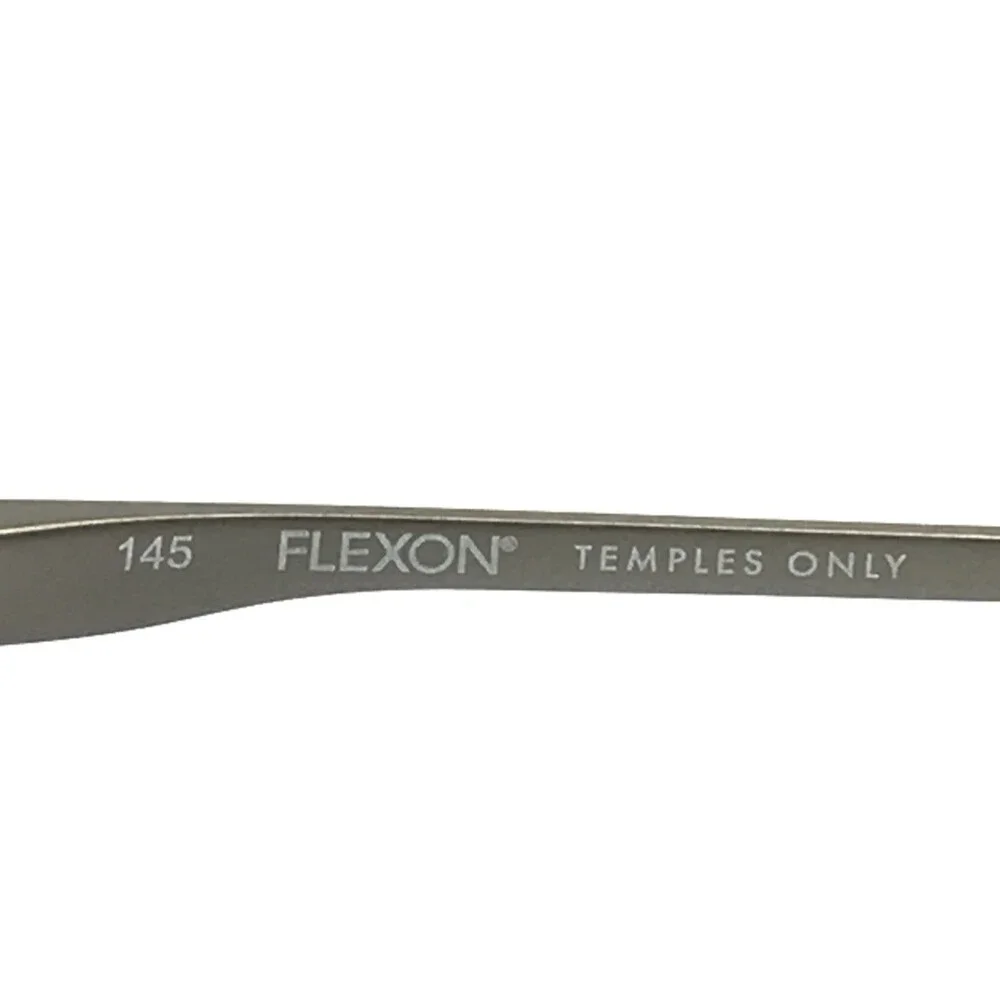 Flexon Eyeglasses Frames EP8017 057 Matte Gray Crystal Square Full Rim 54-19-145